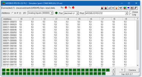 modbus tcp server simulator free